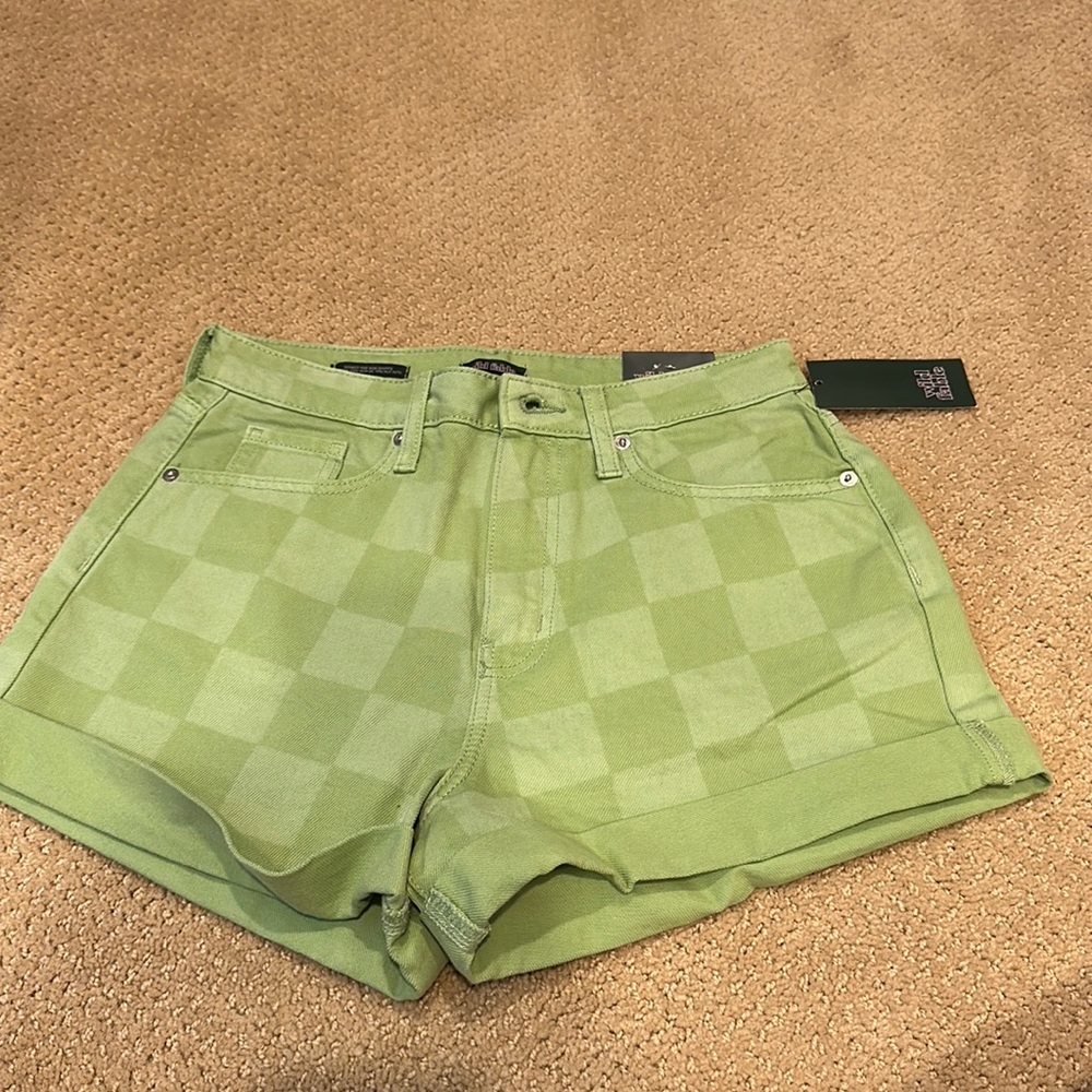 Wild Fable green jean shorts size 4